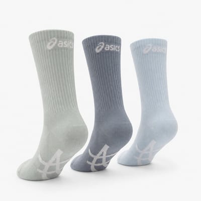 ASICS Sport 3 Pack Crew Sock - Sokken - Maat 47-49 - Groen Blauw - Sports - Hardlopen - Unisex Sokken