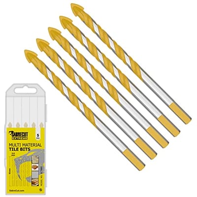 5mm x 91mm Multi-Materiaal Tegelborenset voor Keramiek, Graniet en Marmer - Ideaal voor Hout, Baksteen en Beton