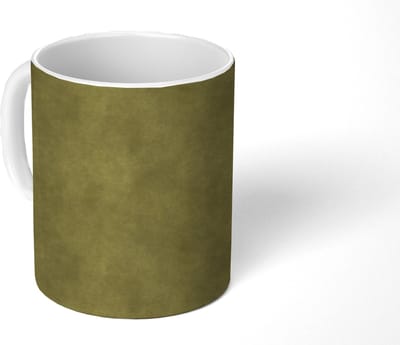 Mok - Koffiemok - Textuur - Abstract - Groen - Mokken - 350 ML - Beker - Koffiemokken - Theemok