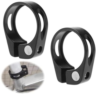 2pcs Zadelklemset voor Fietsen - Aluminium, Lichtgewicht, Verstelbaar