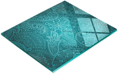 Decoratief bord van gehard multifunctioneel glas, 60x52 cm