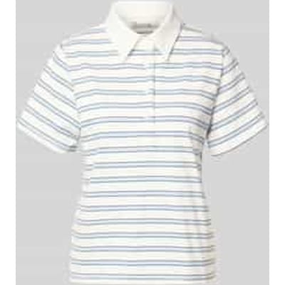 My Essential Wardrobe Mwasla Polo Tee Tops & T-shirts Dames - Shirt - Wit - Maat L