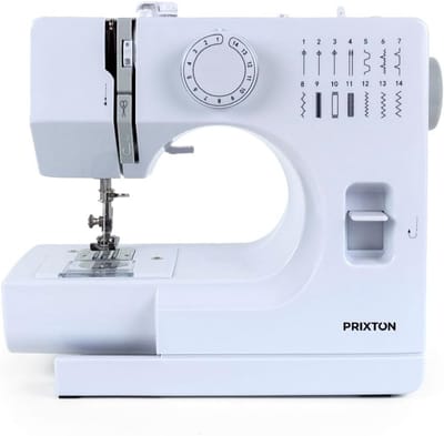 Naaimachine - Huishoudmachine - Kleding Maken - 14 Steekpatronen - 24.6 Gram - Wit