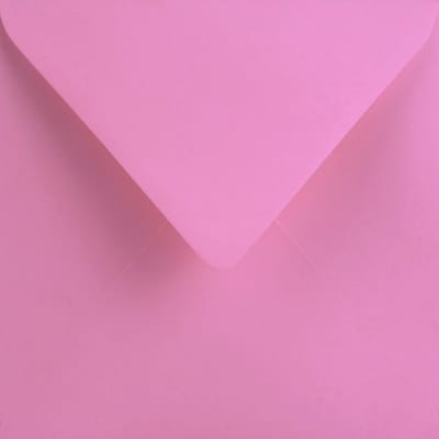 Gladde roze enveloppen A5 - 153 x 153 mm - 25 stuks - NK natgelijmde - 120 gram - Aster Color - Netuno