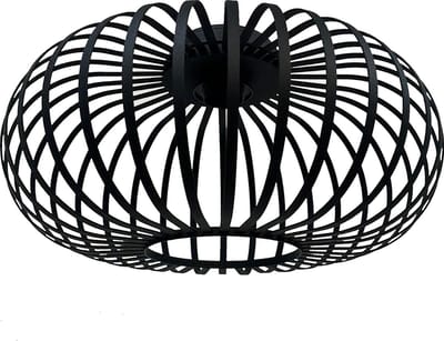 Bamyum Plafondlamp Vertigo Cage Metalen Zwart Moderne Lamp
