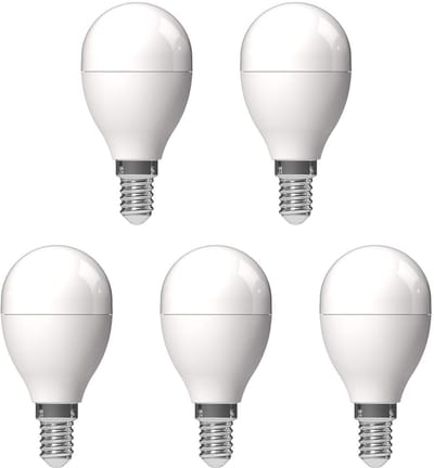 Avide E14 LED Lamp 2.9W - LED Globe Mini P45 - Zuinig + Hoge Lichtopbrengst 470lm - Warm Wit Licht - Vervangt 40W - 5 stuks