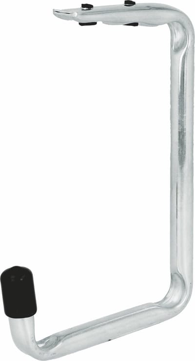 Amig Garage/fiets plafond ophanghaken - metaal - zilver - H15 x B11 cm