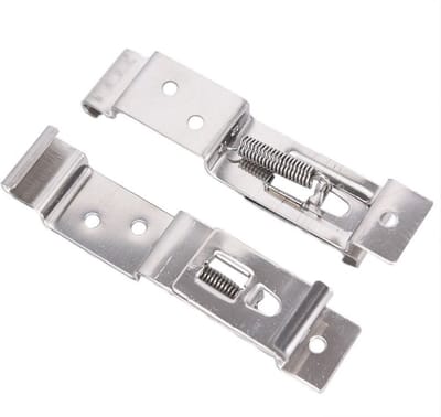 VCTparts® RVS Kenteken / Nummerplaat Houders - Frame Beugels Clips Klemmen (set)