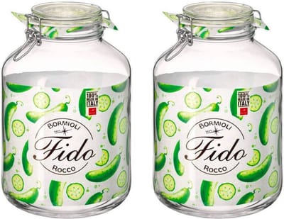 Bormioli Rocco Weckpot Fido - ø 17.5 cm / 5 Liter - 2 stuks