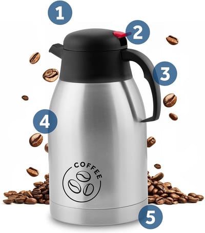 Berdsen BD-780 vacuüm koffiekan -2 l