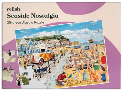 35-delige puzzel voor ouderen met dementie en Alzheimer - Seaside Nostalgia