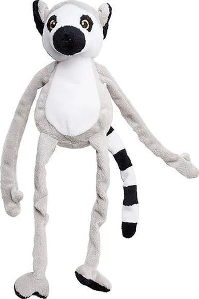 Nature Planet Pluche dieren knuffel Ringstaartmaki van 33 cm - Knuffeldieren speelgoed (100% Oeko-tex gecertificeerd)