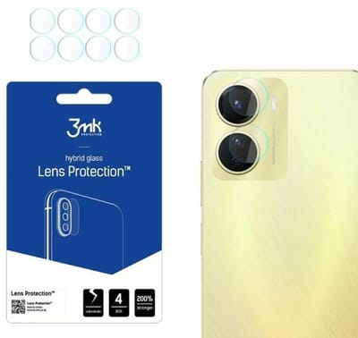 3MK - Lens Bescherming - Vivo Y16 - Perfecte Pasvorm - Transparant - 4 Stuks