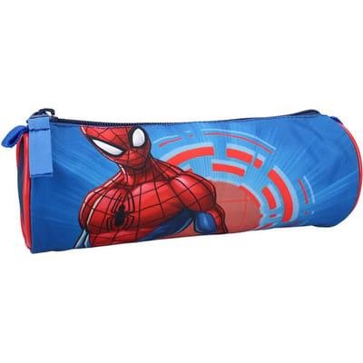 Spiderman Lilo & Stitch Etui - Pennenetui voor Kind - Rond - Roze - Pennenzak