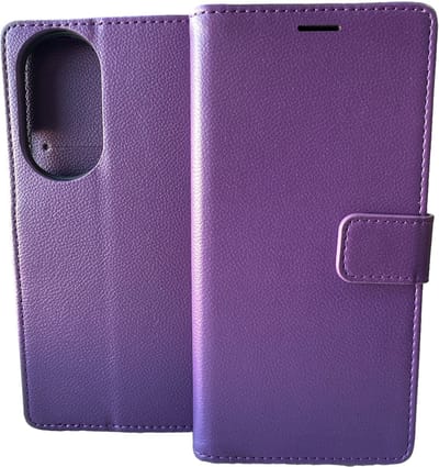 Portemonnee Book Case Hoesje Geschikt voor: Motorola Edge 30 Pro -  Paars
