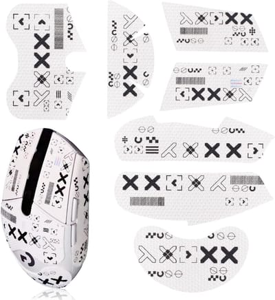 Non-slip muismat voor optimale grip en controle, sweatproof en eenvoudig te gebruiken, volledige dekking voor gamers