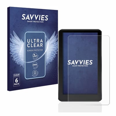Savvies - Screenprotector voor Garmin zumo XT - Folie Beschermfolie transparant 6 Stuks