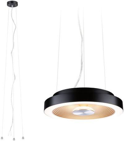 LED-plafondlamp Volea 3000K 1300lm 230V 4W / 18,5W dimbaar Zwart, Goud, Zilver