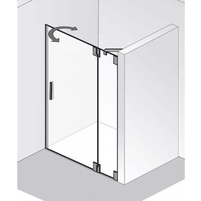 HSK K2 hinged door on side panel Door hinge right
