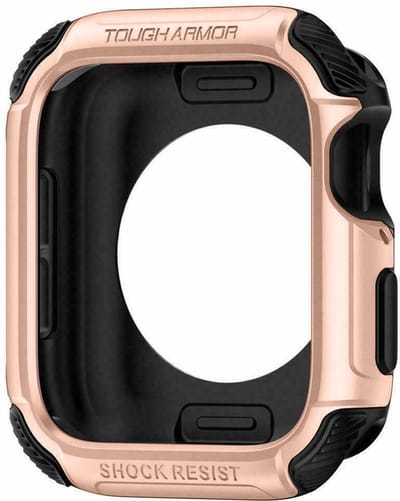 Spigen Tough Armor Apple Watch 44MM Hoesje Full Protect Roze Goud