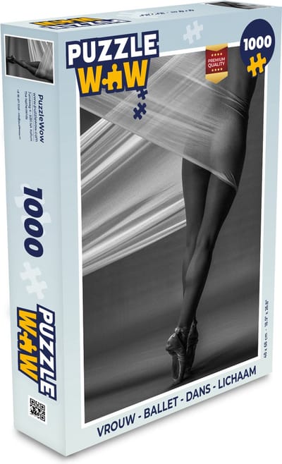 Puzzel Vrouw - Ballet - Dans - Lichaam - Legpuzzel - Puzzel 1000 stukjes volwassenen
