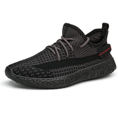 Zomer Nieuwe Sporten Papa Mesh Trendy Schoenen Herenschoenen Veelzijdig Ademend Casual Trend Kokosnoot Mesh Oppervlak Schoenen 44 zwart