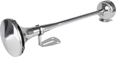 Claxon toeter - 520 mm - chrome - 120 decibel - luchthoorn