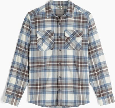 Royal Robbins Lost Coast Flannel Plaid - Blouse - Heren - Blauw - Maat M
