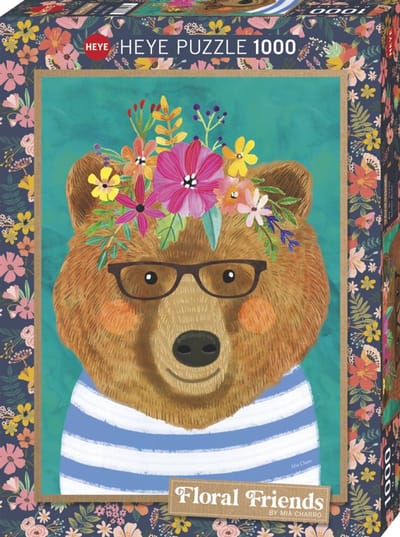 Heye Puzzel Gentle bruin 1000.