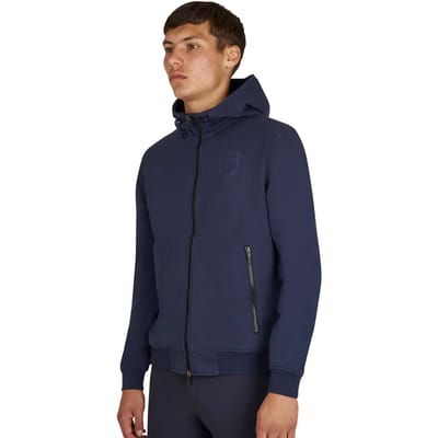 Sweater met capuchon en logo Equestro Shiny