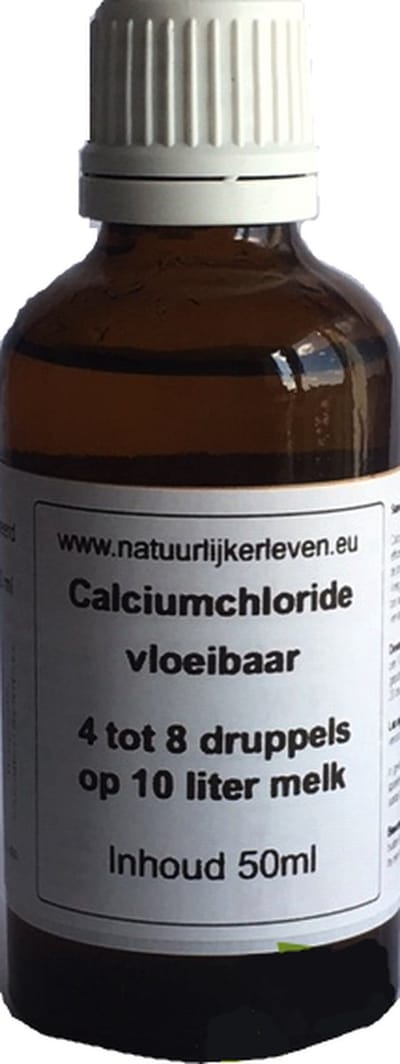 Vloeibaar calciumchloride 50 ml - Calciumchloride voor kaas