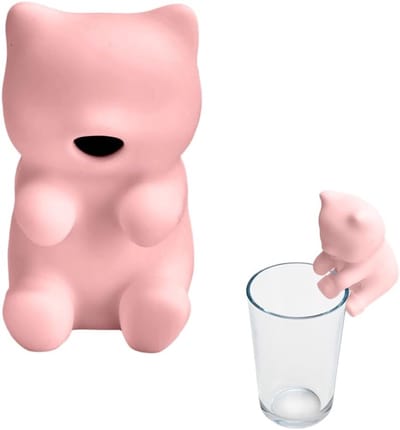 VHV - Mini ventilator - Voedselkoeler - Drankjeskoeler - Oplaadbaar - Snel koelen - Kat vorm - Voor warme dranken - Voor thuis en bureau - Roze