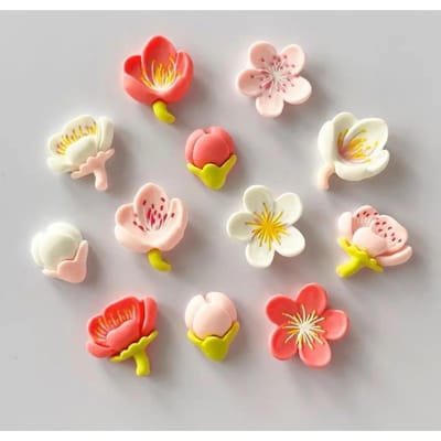 Koelkastmagneet Roze Bloem Hars Decoratieve Koelkastmagneten Creatief Whiteboard Cartoon Magnetische Sticker Aimants Frigo