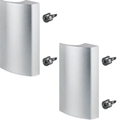 2 x SOTECH balkondeurgreep SEJA II aluminium zilvergrijs geanodiseerd 85 x 40 x 20 mm deurgreep terrasdeurgreep