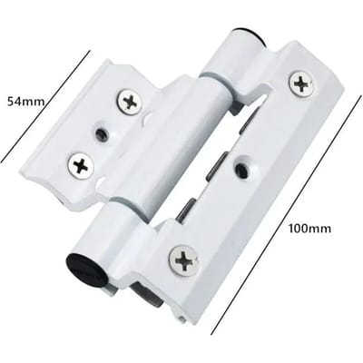 1 Stuk Hoge Hoge Kwaliteit Warmtebehoud Gebroken Brug Vouwscharnieren Aluminiumlegering Deur en Raam Gebroken Brug Scharnier Meubelbeslag