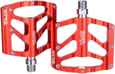 Lichte Aluminium Fietspedalen voor Mountainbikes - Plat en Duurzaam Ontwerp voor Optimale Grip en Prestaties