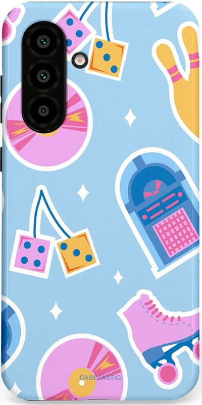 Casetastic Hoesje Geschikt voor Samsung A56 / A36 - Stijlvolle Beschermende Duo-layer Case - Flashback vibes