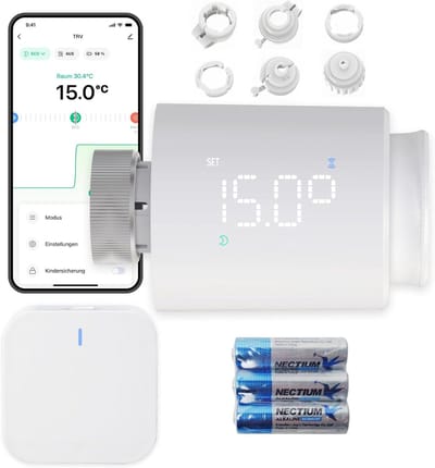 Slimme Radiatorknoppen met Zigbee Hub voor Energiebesparing en Comfort