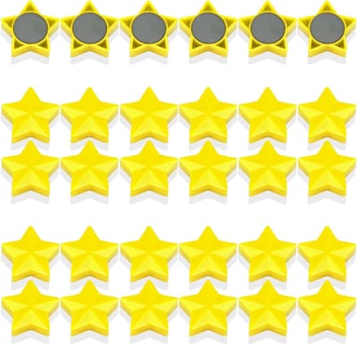 Kleurrijke ronde koelkastmagneten voor whiteboard en magnetische borden - Decoratieve set van 30 stuks