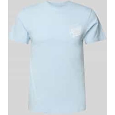 T-shirt met labelprint