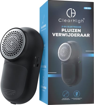 Clearhigh® Pluizenverwijderaar Electrisch voor Kleding - Pluizentondeuse Oplaadbaar - Ontpiller & Ontpluizer - 3 Extra Mesjes