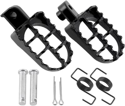 Dailygoods - 8mm Aluminium Voetsteunen voor Dirtbikes - Vervangingsset