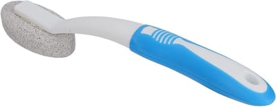 Allecto Plus - Reinigingssteenborstel voor hard water met lange steel voor toilets, gootsteen, zwembad, badkamer. Verwijdert toiletpotringen.
