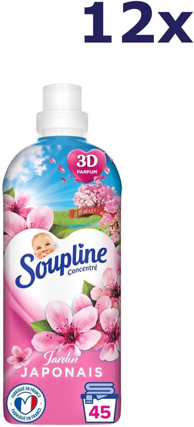 Soupline Wasverzachter Japanse Tuin - 10 x 950 ml (450 wasbeurten)