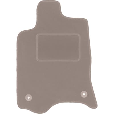 Beige bestuurdersmat voor: Renault Laguna II stationwagen, liftback (2001-2007)