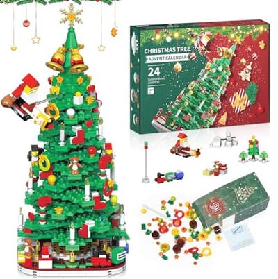Adventskalender 2024 voor Kinderen - Kerstboom Speelgoed van 3-10 Jaar