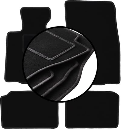 Complete set veloursmatten voor: Mini Countryman R60 hatchback (2010-2017)