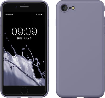 kwmobile telefoonhoesje geschikt voor Apple iPhone SE (2022) / SE (2020) / 8 / 7 - Hoesje voor smartphone - Back cover in vintage lavendel