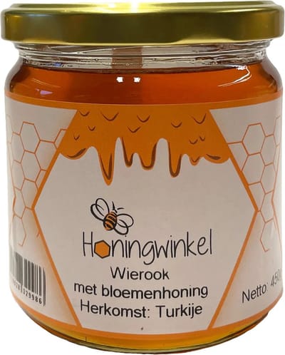 Wierook met bloemenhoning 450g Turkije Honingwinkel (vloeibaar)
