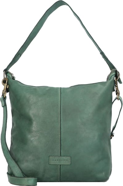 HAROLD'S Leren Schoudertas Submarine Shopper Upend Green Donkergroen